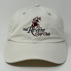 The Revere Golf Club Dad Hat Baseball Cap Las Vegas Golfer Strapback White